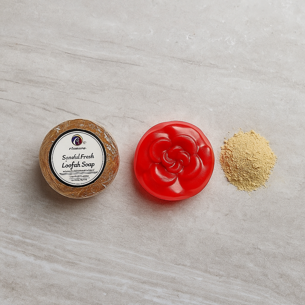 Sandal Fresh Loofah Soap - 100GM - Pack of 1 (Copy)