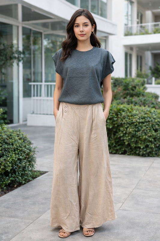 Soft Ribbed Acrylic Office top