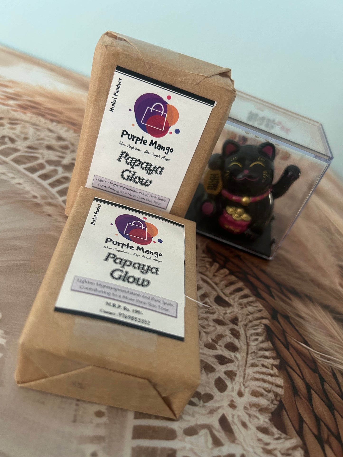 Papaya Glow Soap (100gm) X Pack of 2