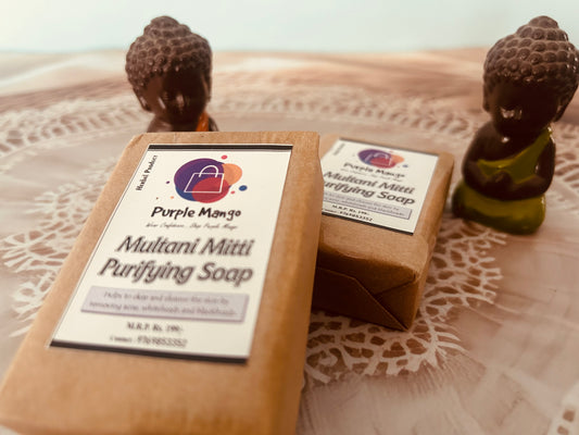 Multani Mitti Purifying Soap - Detox & Refresh (100gm) X Pack of 2