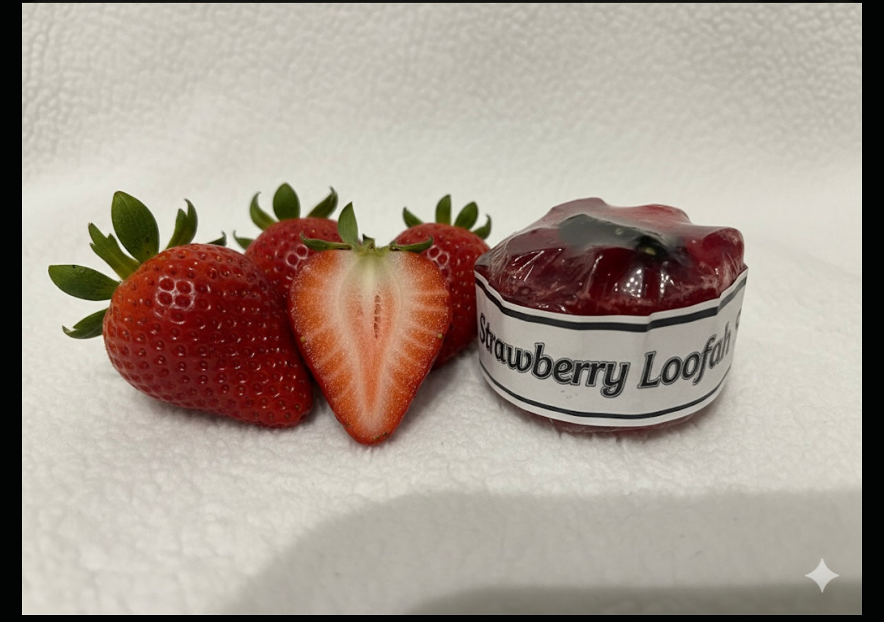 Fresh Stawberry Loofah Soap - 100GM - Pack of 1 (Copy)