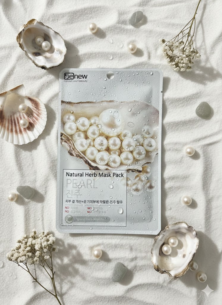 ✨ Be New Natural Herb Mask Pack - PEARL: Natural Your Beauty