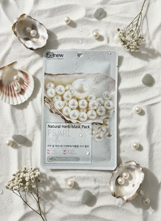 ✨ Be New Natural Herb Mask Pack - PEARL: Natural Your Beauty