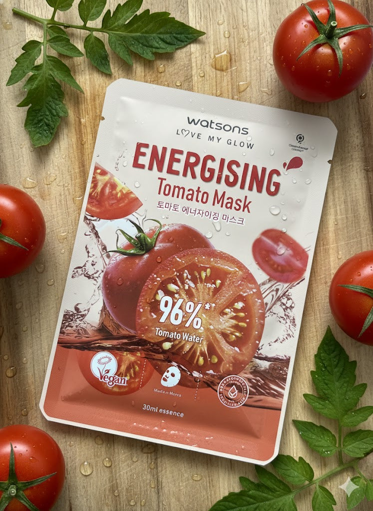 🍅 Watsons Energising Tomato Mask: Love My Glow