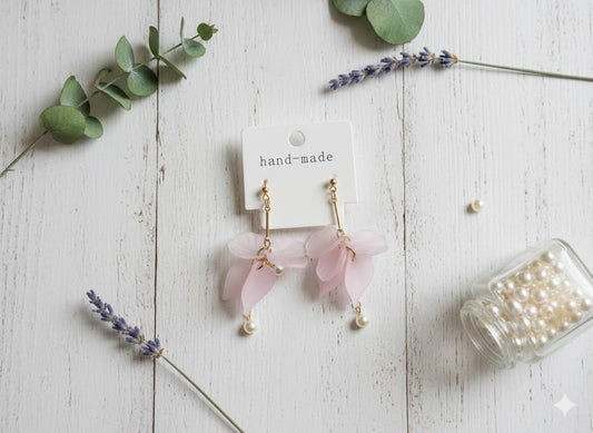 Whispering Petal Dangle Earrings